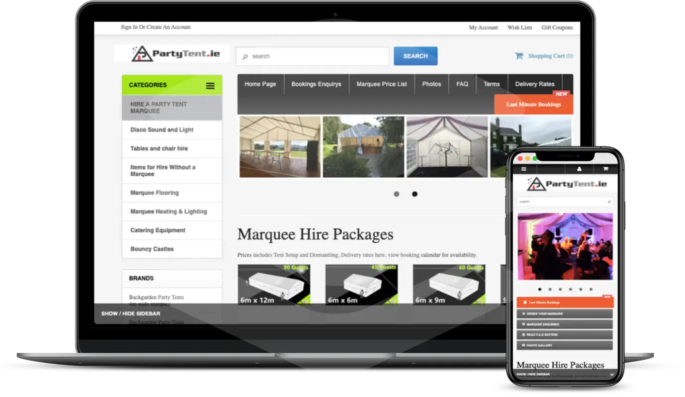 Partytent Marquee Hire