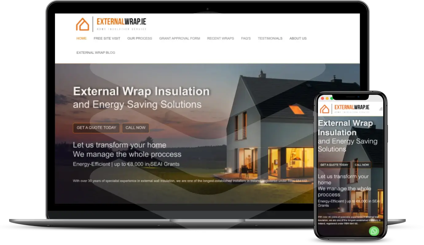 externalwrap.ie New Website